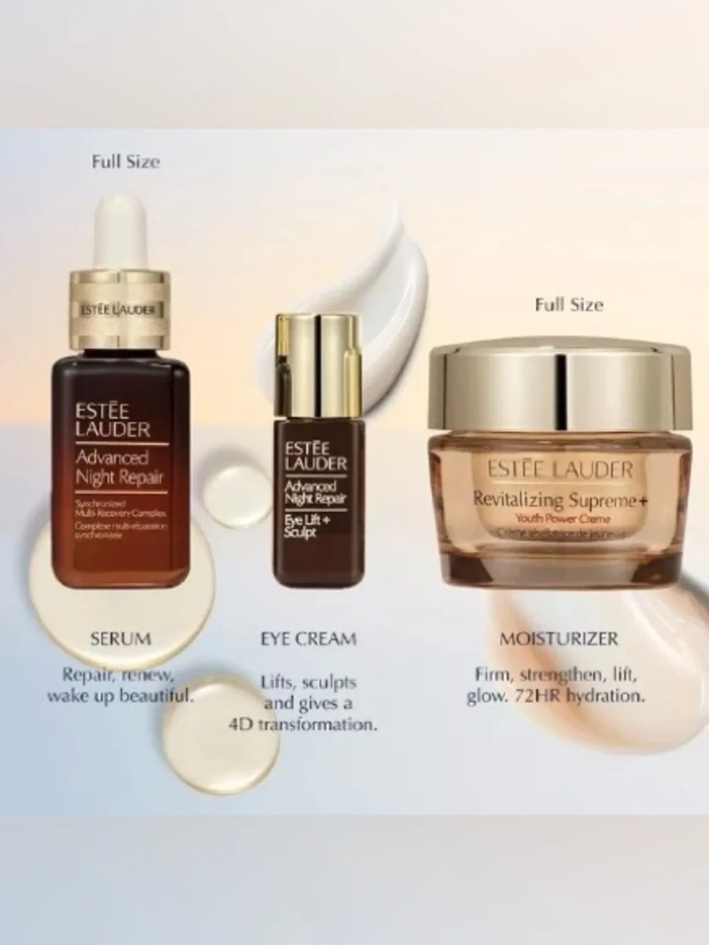 NEW Estée Lauder Cosmetic Bag with Everyday Radiant Favorites Skincare Set